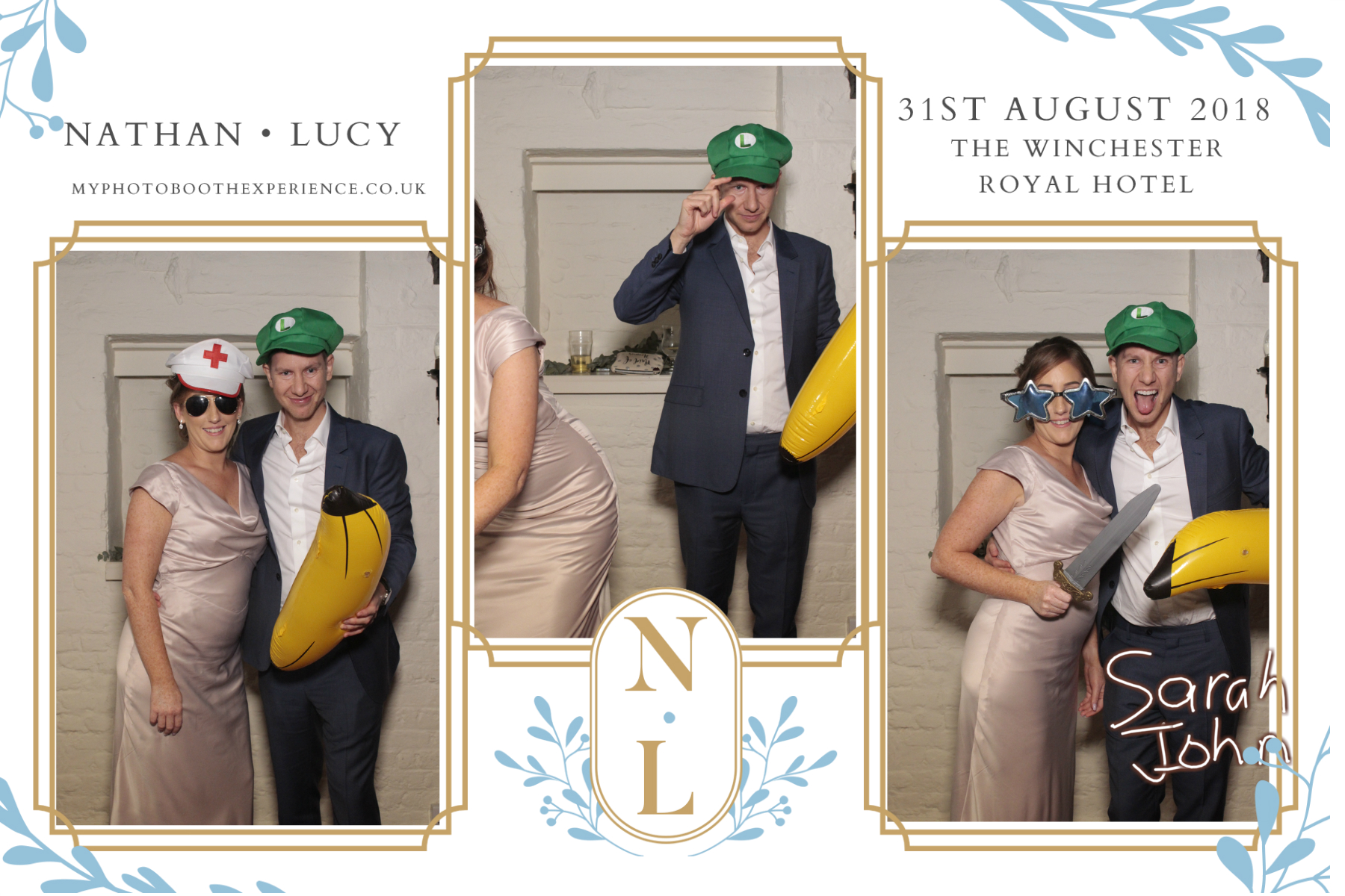 Nathan and Lucy’s wedding  | View more photos from the event at gallery.myphotoboothexperience.co.uk/u/MyPhotoBoothExperienceLtd/Nathan-and-Lucy’s-wedding
